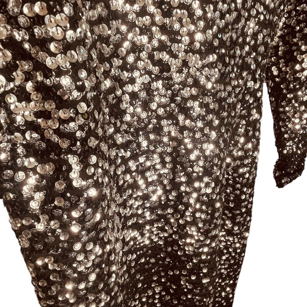Adrienne Vittadini Sequins Ombre Mini Dress - Picture 6 of 10